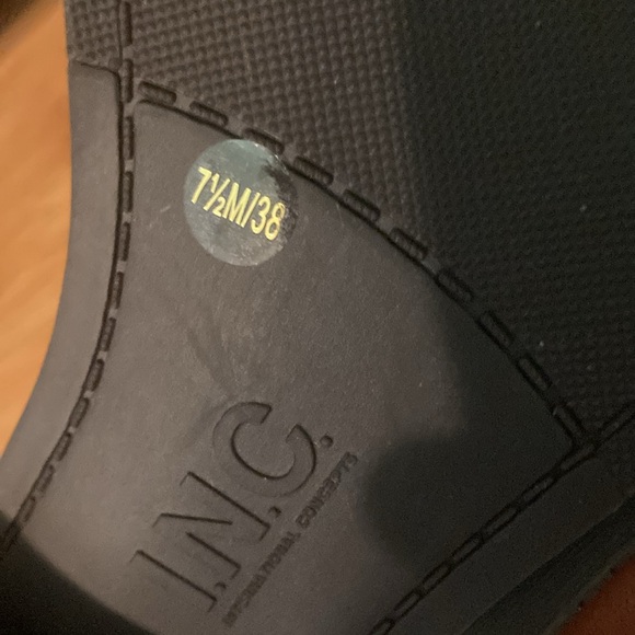 INC Women’s Fawne Genuine Leather Knee High Riding Boots NWT Women’s 7.5M Brown - Picture 9 of 9